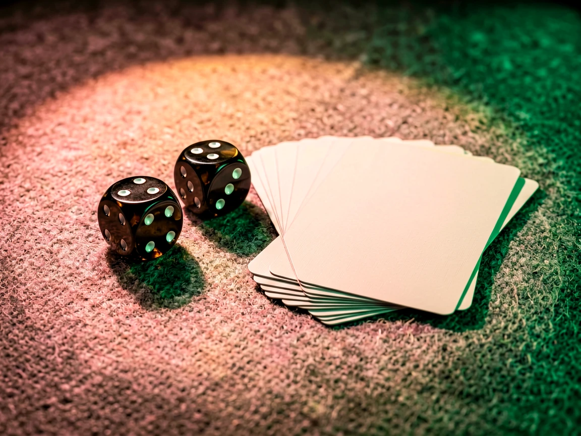 Dice and cards