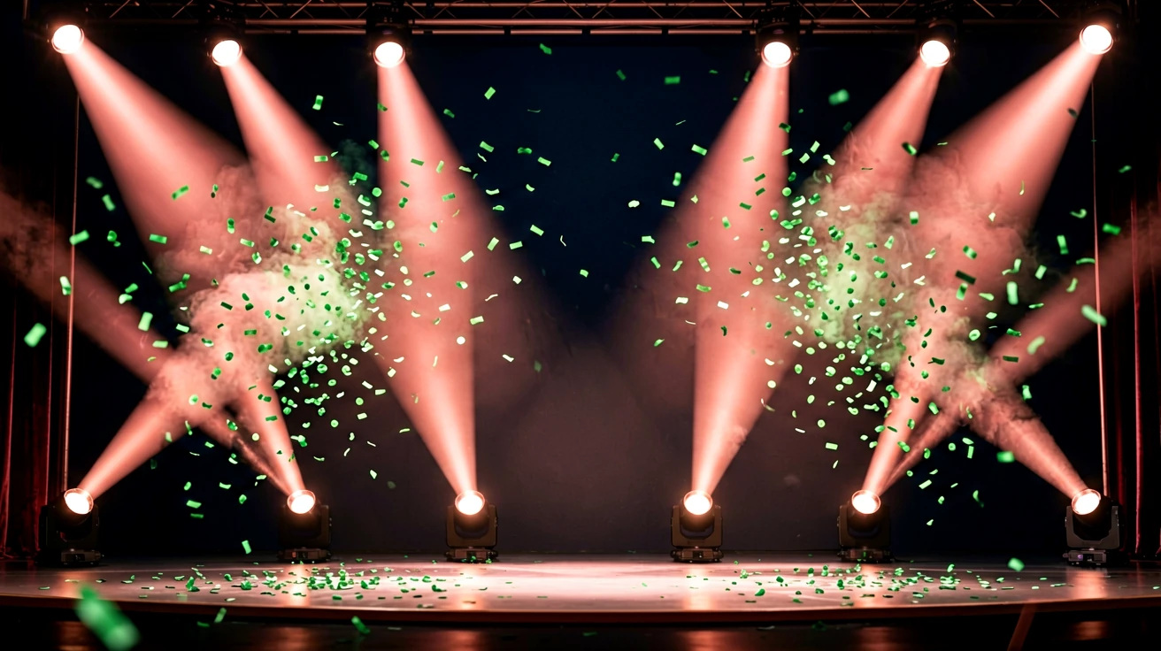 Stage confetti