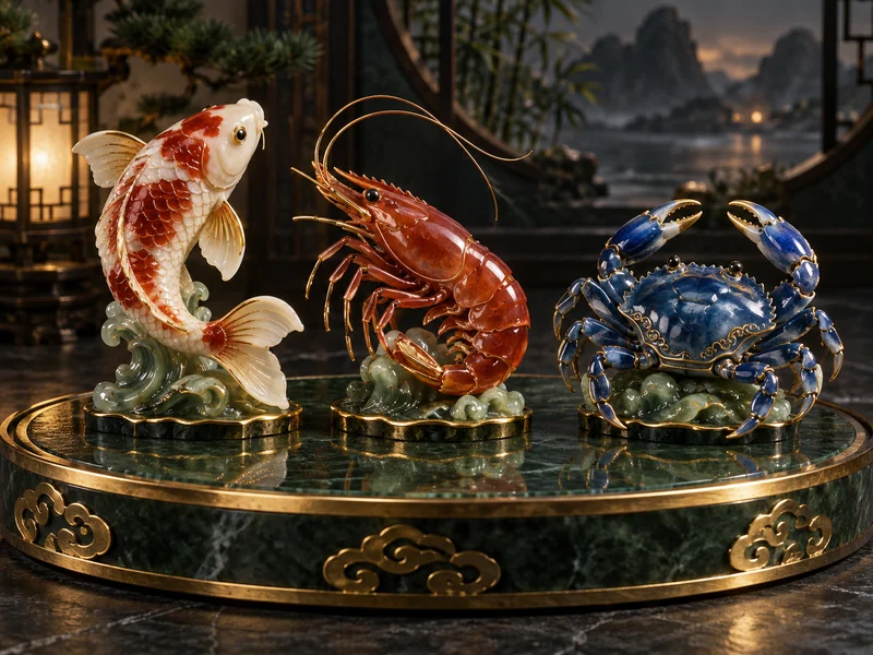 Fish Prawn Crab — သရုပ်ဖော်ပုံ